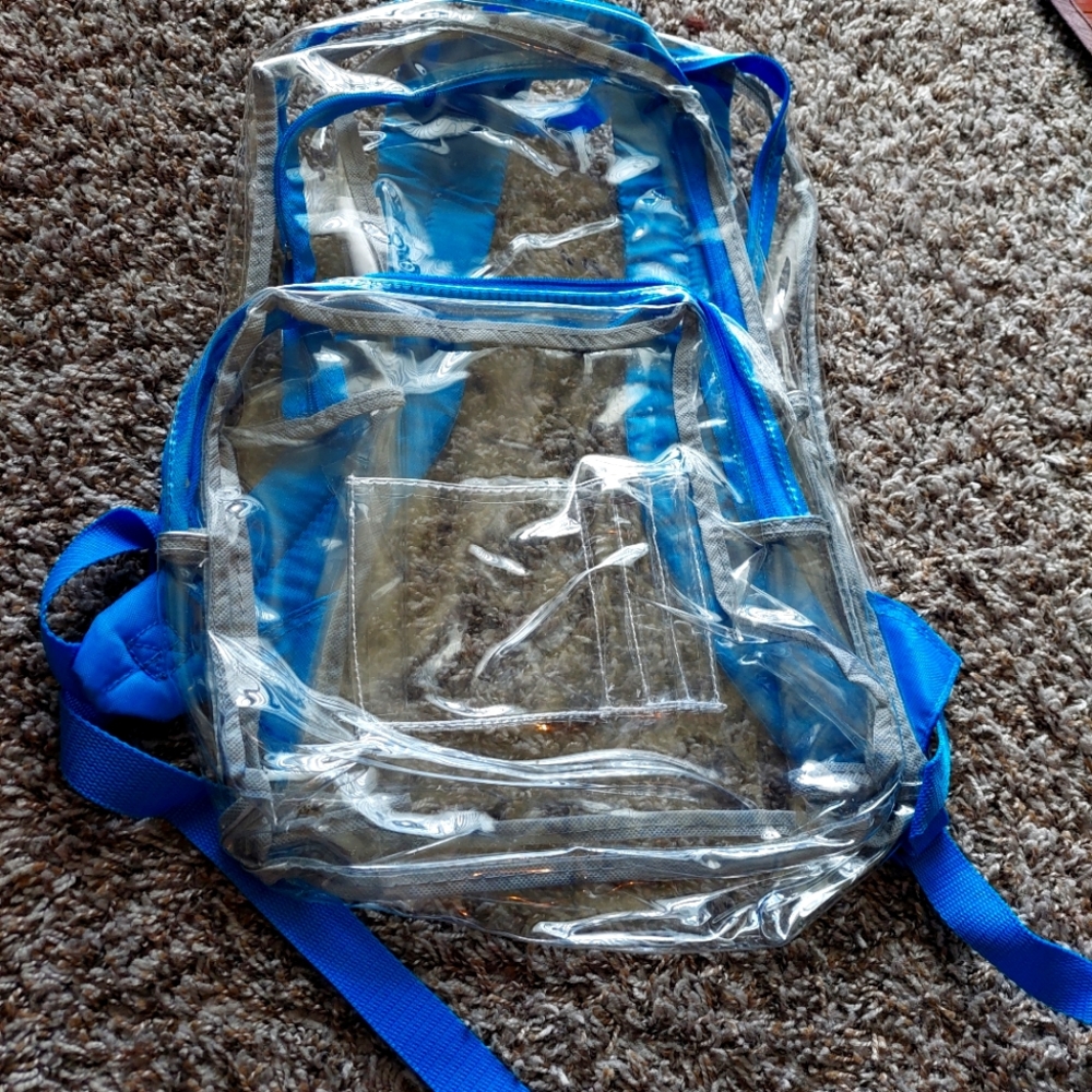 Clear backpack